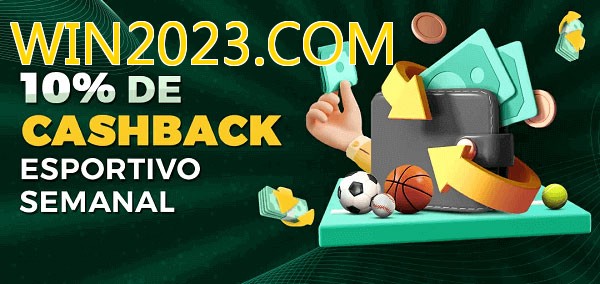 10% de bônus de cashback na WIN2023.COM